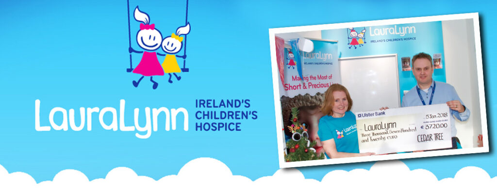 €3,720.00 for 2017 – our association with LauraLynn grows further.
