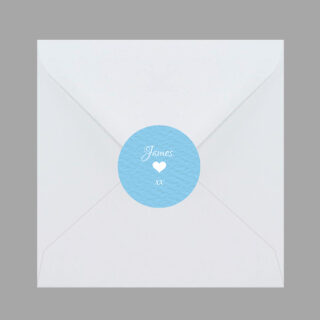 Blue Heart Sticker