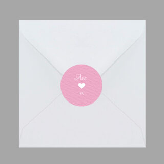Pink Heart Sticker